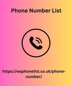 Phone number list