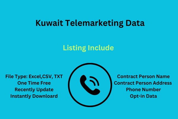 Kuwait telemarketing data