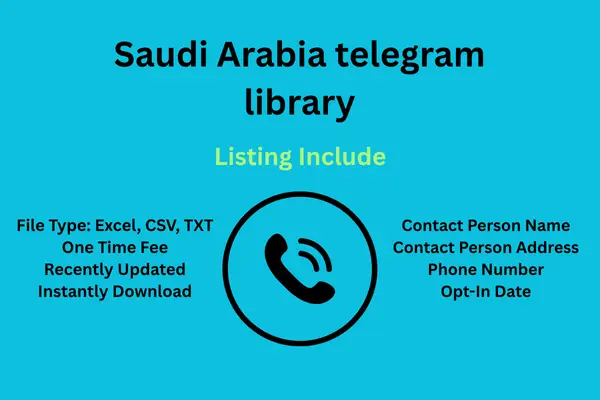 Saudi Arabia telegram library