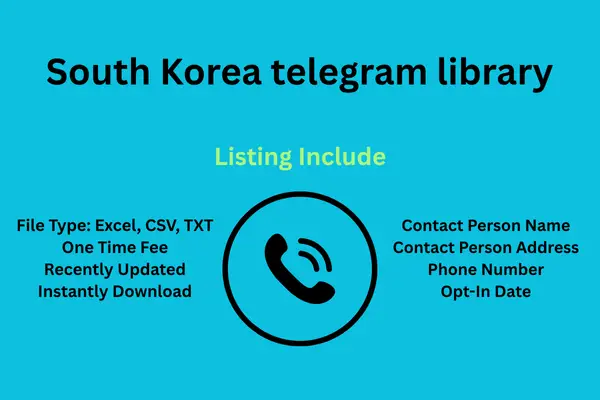 South Korea telegram library